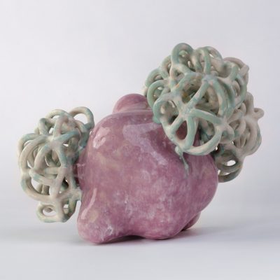 Glossy Lollipop Baby Cloud Bundle ceramic sculpture by Tessa Eastman
