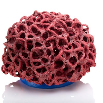 High Density Big Red Cloud ceramic sculpture by Tessa Eastman